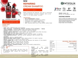 Șampon cremă reparator pentru părul uscat și fragil, 200ml/500ml - Img 3