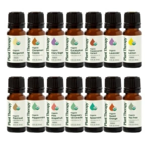 Top 14 Organic Singles Set (set uleiuri esentiale organice top 14)– 14 buc x 10ml - Plant Therapy