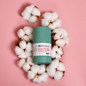 Deodorant stick, deodorant reîncărcabil 48h - FLOARE DE BUMBAC, 50g - Img 2