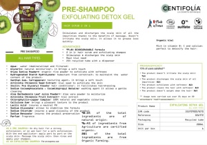 Gel exfoliant detoxifiant pre-șampon, 200 ml - Img 4