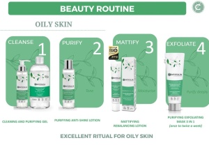 Mască exfoliantă purificatoare 3 în 1 FRAICHEUR DE THE, 100ml - Img 4