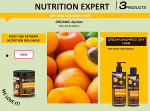 Mască nutritivă înainte de șamponare, potrivită pentru părul deshidratat, deteriorat, încâlcit și dificil de coafat, 250ml - Img 6