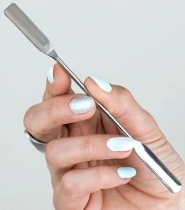 Spatulă inox cu două capete - Img 2