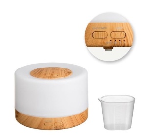 Difuzor Aromaterapie cu Lumina Colorata LED, Ø15.5x10.5cm, 500ml - Img 2