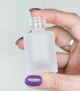 Flacon sticlă Laura Frosted, 15 ml - Img 3