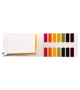 Hârtie indicator pH 1-14, set 80 benzi - Img 1