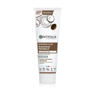Pastă de dinți, naturală pentru albire, cu apă de cocos organică, aromă de mentă, 75g - Img 1