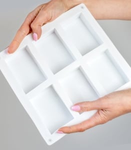 Formă de săpun Rectangular, 6 cavități - Img 1