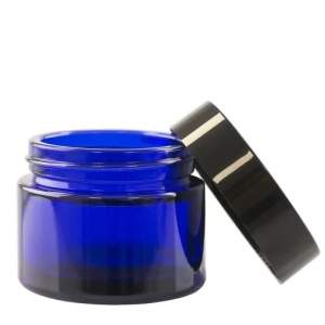Borcan sticlă Ele Blue cu capac, 50 ml - Img 2