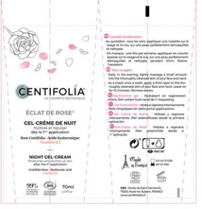 Gel-cremă de noapte ECLAT DE ROSE, 70ml - Img 3