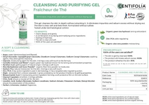 Gel de curățare și purificare FRAICHEUR DE THE, 145ml - Img 2