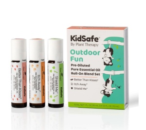 KidSafe Outdoor Fun Roll-On Set (Kidsafe distractie in aer liber Roll-on set)– 3 buc x 10ml - Plant Therapy