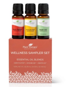 Wellness Sampler Set (Trio de uleiuri esențiale pentru sănătate, imunitate și respirație ușoară) – 3 buc x 10ml Plant Therapy