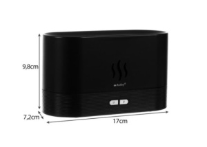 Difuzor Aromaterapie cu LED, 7 Culori, cu Efect de Flacara, USB - Img 2