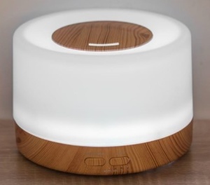 Difuzor Aromaterapie cu Lumina Colorata LED, Ø15.5x10.5cm, 500ml - Img 3