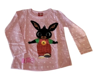 Bluza cu maneca lunga Bing,fete,bumbac - Img 3
