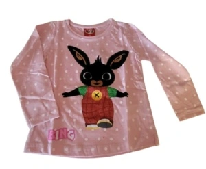 Bluza cu maneca lunga Bing,fete,bumbac - Img 3