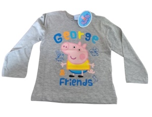 Peppa Pig ,bluza gri,George Friends,baieti - Img 4