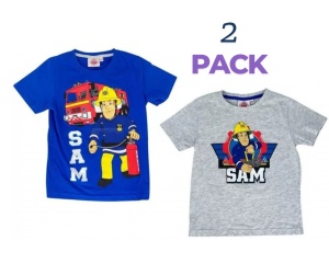 Tricou Sam Pompierul,bumbac, 2 pack/set