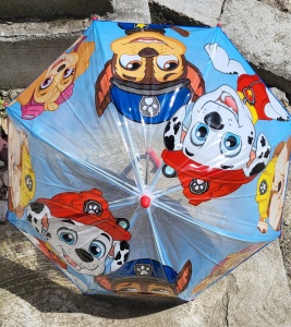 Umbela emiautomata Paw Patrol,semiautomat,transparent, 71 cm - Img 2