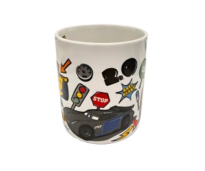 McQuenn Stickers cană de porțelan 235 ml (8 oz) în cutie cadou - Img 2