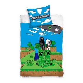 Minecraft Ambush lenjerie de pat 140×200cm, 70×90 cm,bumbac