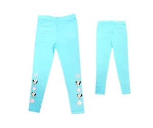 Colanti Minni Mouse ,fete ,albastru deschis,bumbac