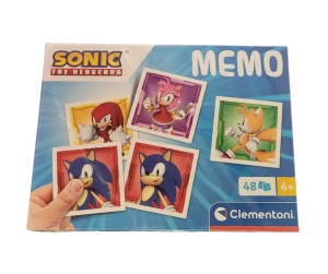Joc Memo Sonic din carton,48 piese,4+ ani