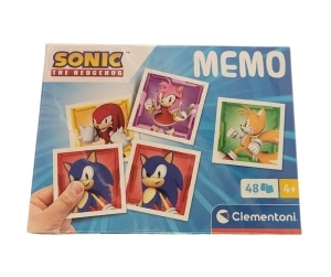Joc Memo Sonic din carton,48 piese,4+ ani