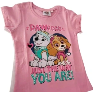 Tricou Paw Patrol ,fete,set 2 buc,bumbac - Img 3