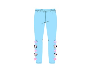 Colanti Minni Mouse ,fete ,albastru deschis,bumbac - Img 2