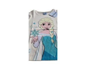 Tricou cu mânecă scurtă pentru fetițe Elsa & Frozen - Img 2