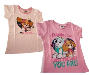 Tricou Paw Patrol ,fete,set 2 buc,bumbac - Img 4