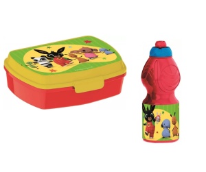 Cutie sandvici Bing cu sticla de apa,400 ml