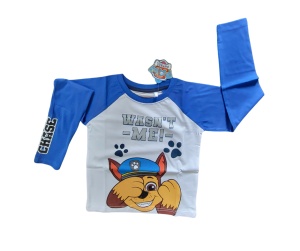 Bluză cu mânecă lungă Paw Patrol,Rubble,Chase,Marshall,bumbac,băieți - Img 2