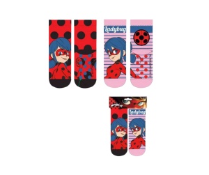 Set de șosete pentru fetițe cu model Miraculous - Img 3