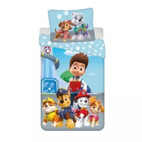 Cuvertura Paw Patrol Troop,140x200 cm,70x90 cm,bumbac