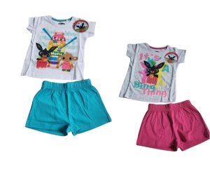 Pijama scurt,vara Iepurasul Bing,fete,bumbac