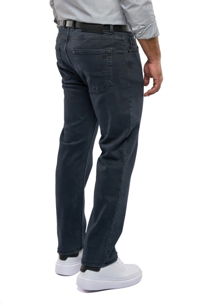 Blugi barbati Regular, Daren, dark indigo - Img 3