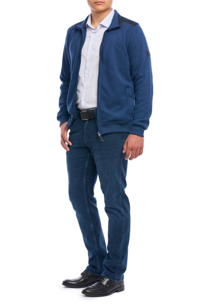 Blugi barbatesti regular fit, King, Indigo Blue - Img 6