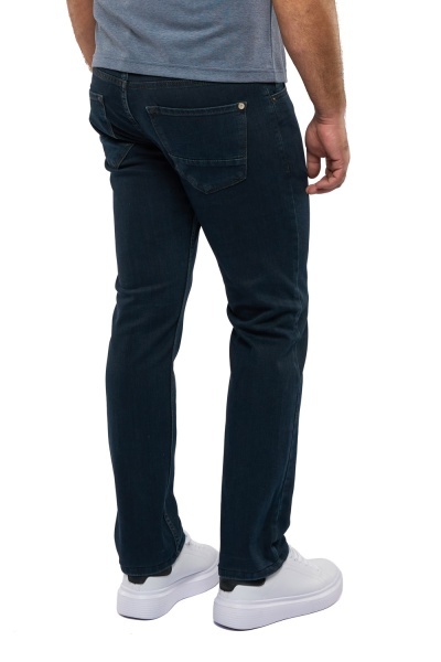 Blugi barbati Regular Fit, Preston, dark indigo - Img 3