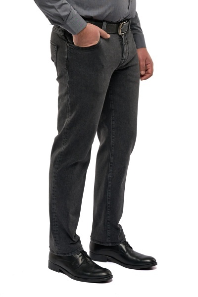 Blugi barbati Regular Fit, Nolan, gri urban - Img 2