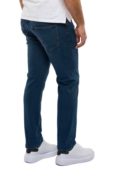 Blugi barbati Regular Fit, Damon, indigo - Img 3