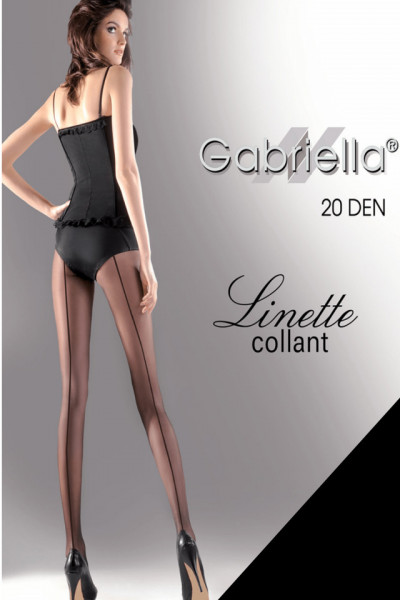Dres cu dunga pe spate, Linette, 20 den - Img 2