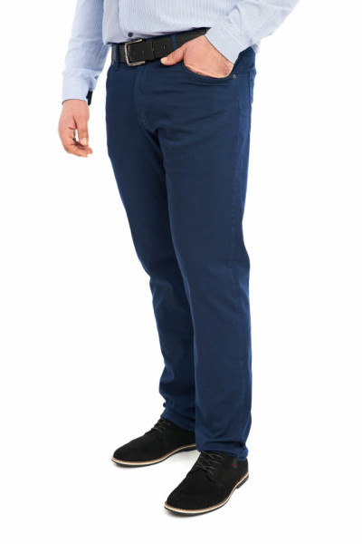 Pantaloni barbatesti subtiri, Forza, bleumarin - Img 3
