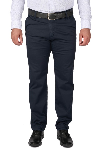 Pantaloni subțiri bleumarin, ușori și respirabili – perfecți pentru sezonul cald.