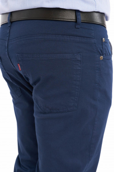 Pantaloni barbatesti subtiri, Forza, bleumarin - Img 4