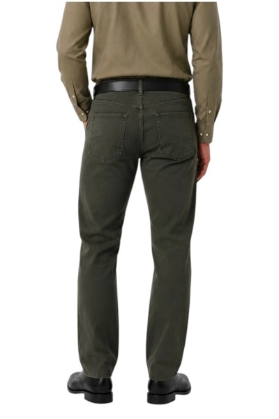 Pantaloni clasici de vara pentru barbati – Vero, Kaki inchis - Img 2