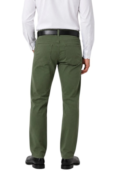 Pantaloni clasici de vara pentru barbati – Vero, Verde Oliv - Img 2
