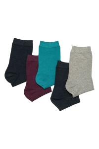 Sosete dama clasice, set 5 perechi, multicolor - Img 2